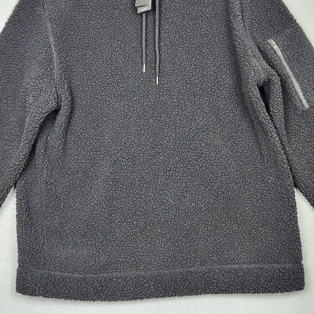 Banana Republic Hoodie Mens Large Ultrawarm Sherpa Fleece Pullover Performance